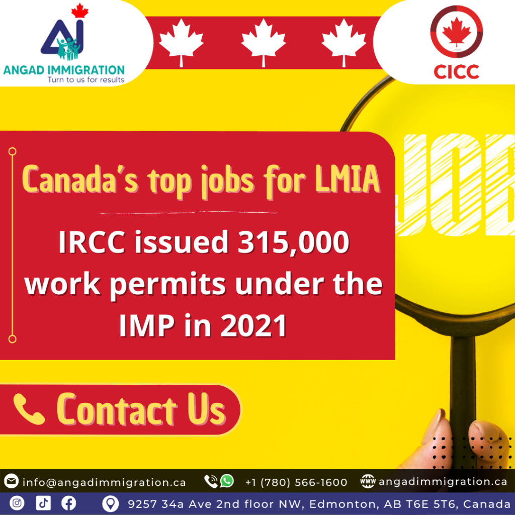 Canada's Top job offers for LMIA Exempt work permit holders