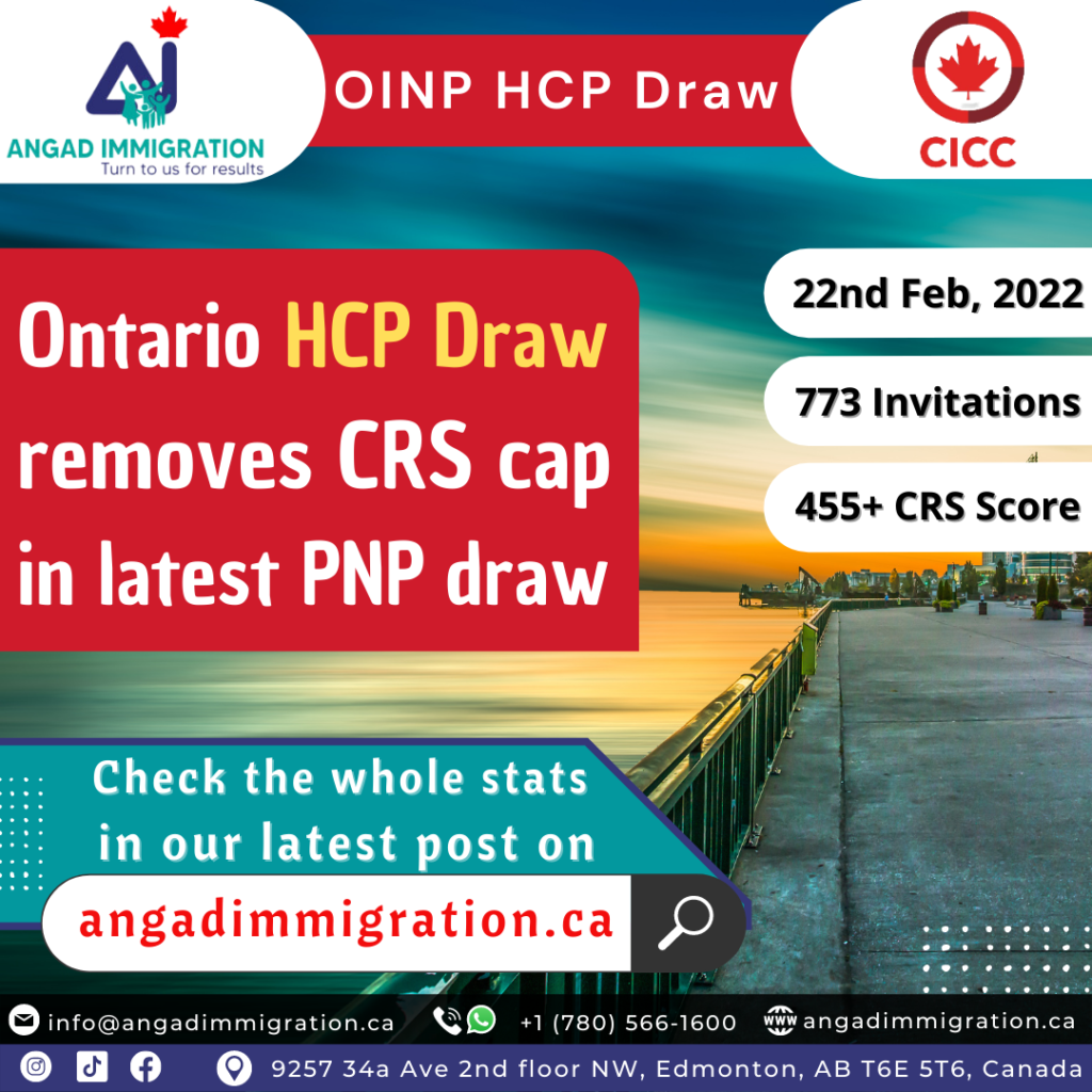 Ontario's HCP Draw, Ontario Draw, Ontario's PNP Draw