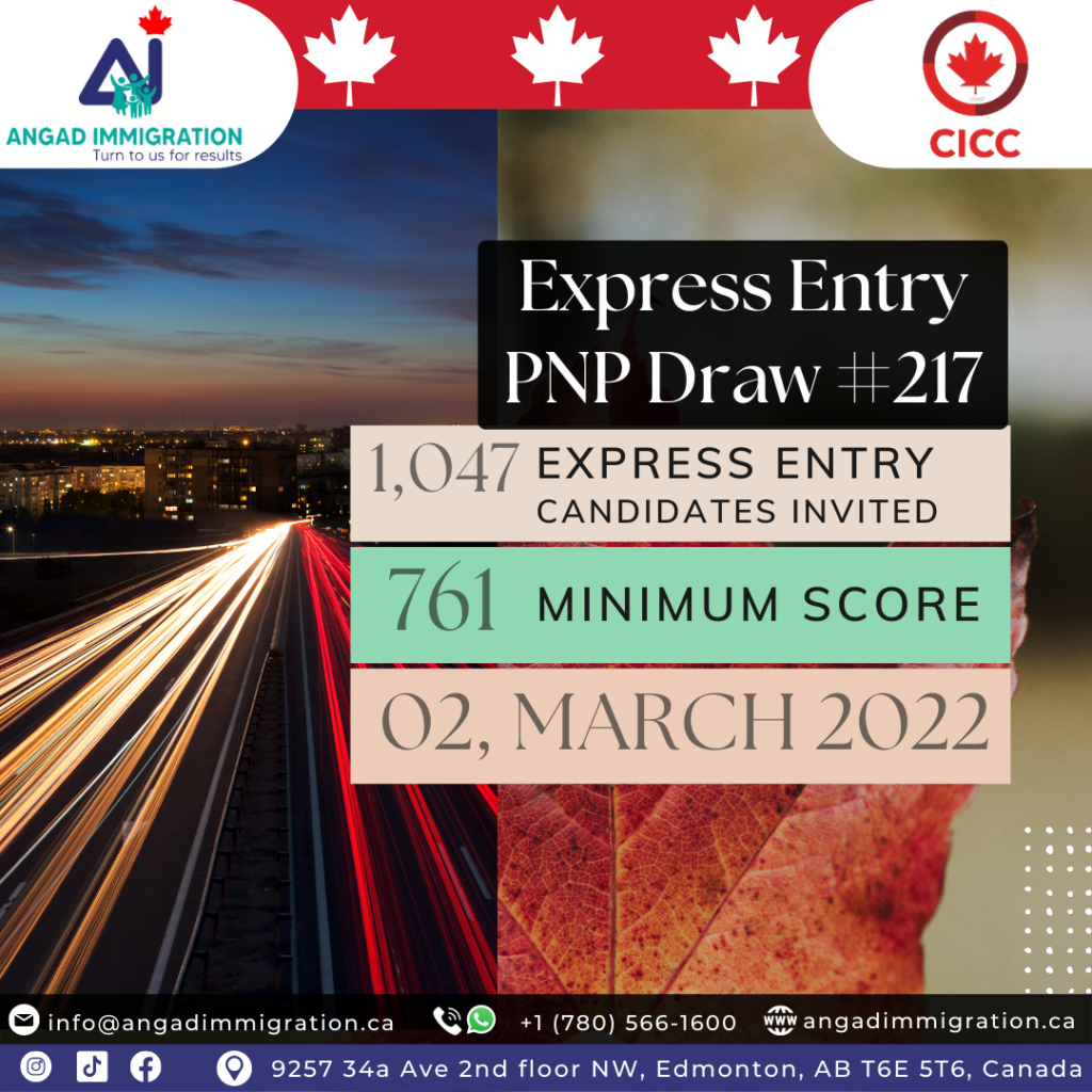 latest express Entry Draw, best immigration agent in edmonton