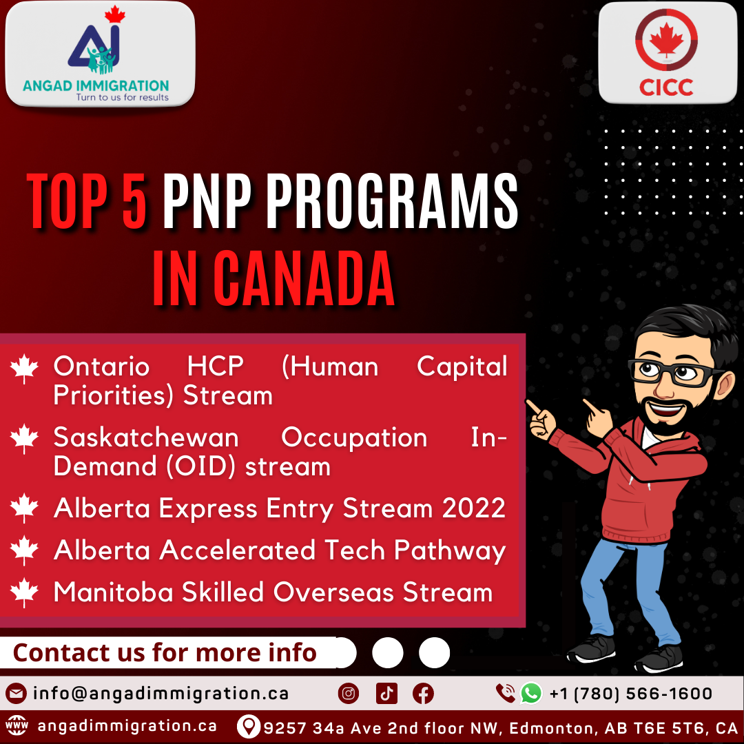 Top 5 PNP Programs In Canada For International Students