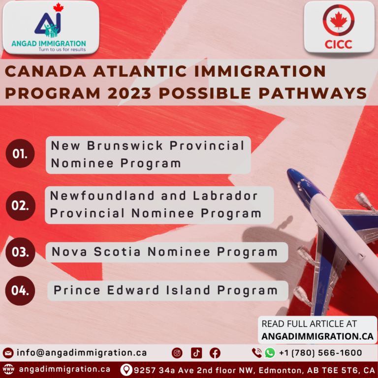 Canada Atlantic Immigration Program 2023 possible pathways