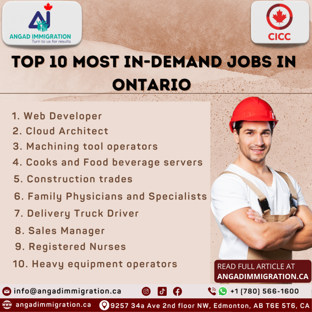 most in-demand jobs in Ontario