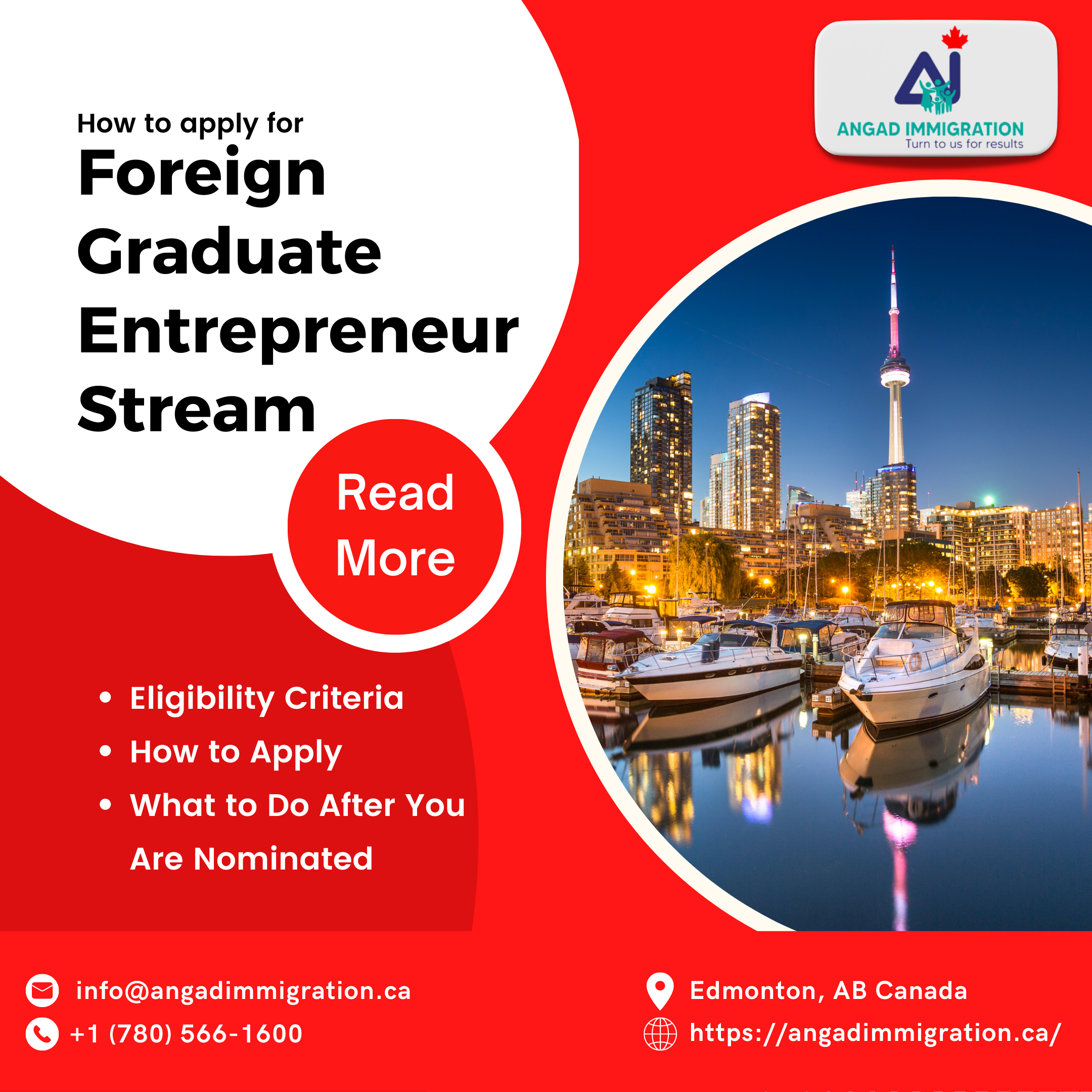How to apply for Foreign Graduate Entrepreneur Stream, AAIP