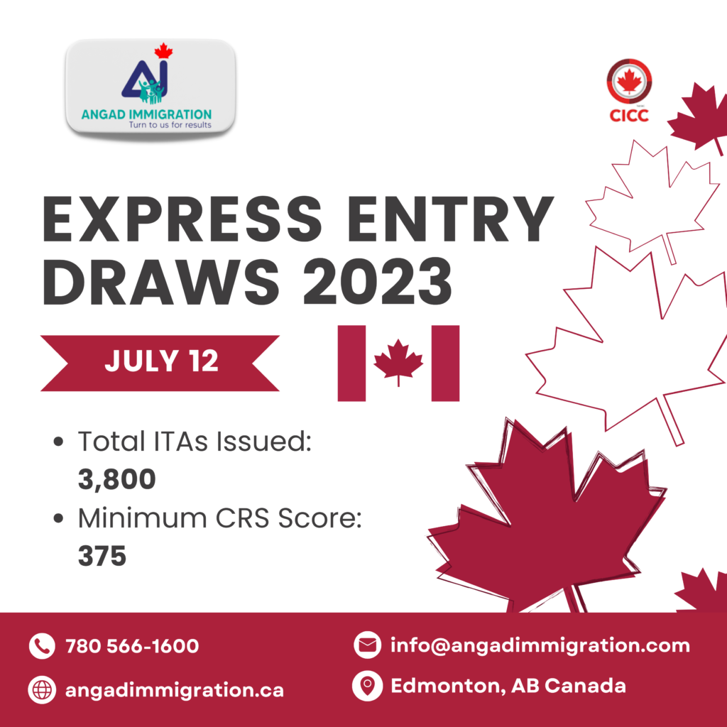 express entry draw 2023