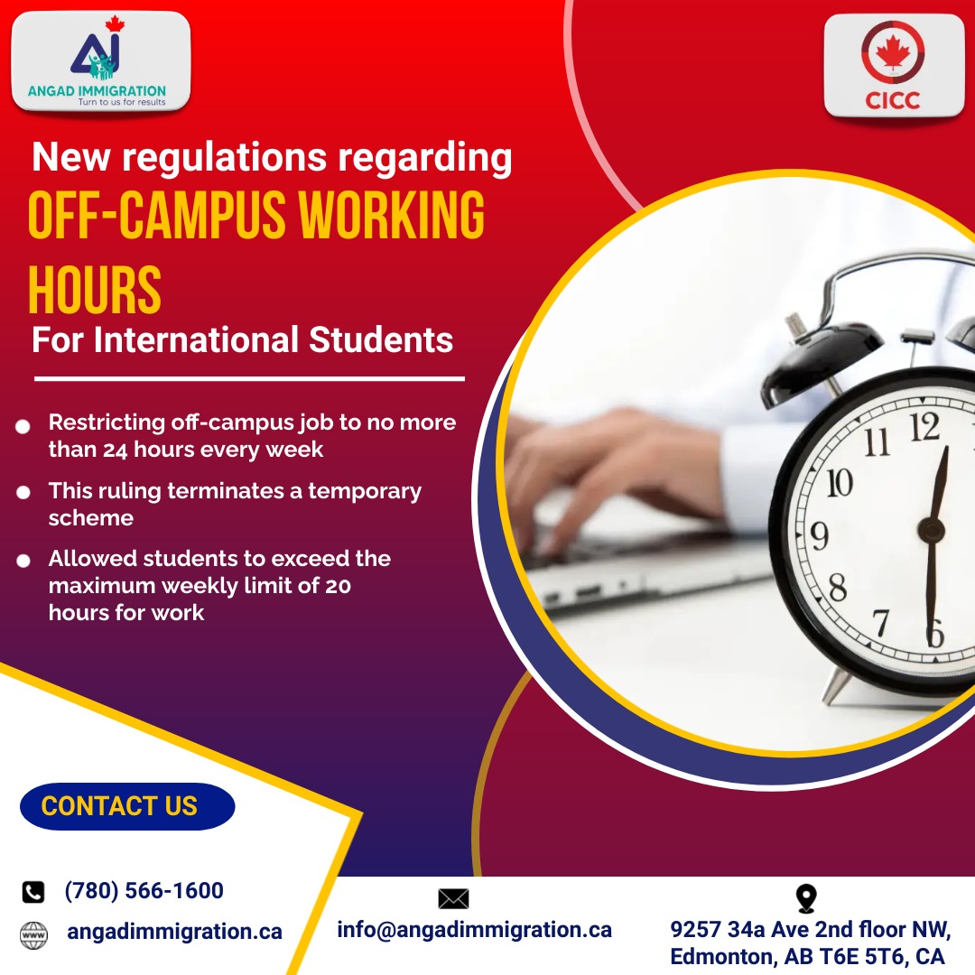 New regulations regarding off-campus working hours for International Students